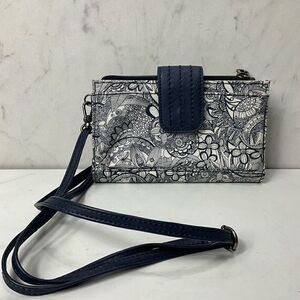 SAKROOTS Coated Cotton Canvas Crossbody Purse